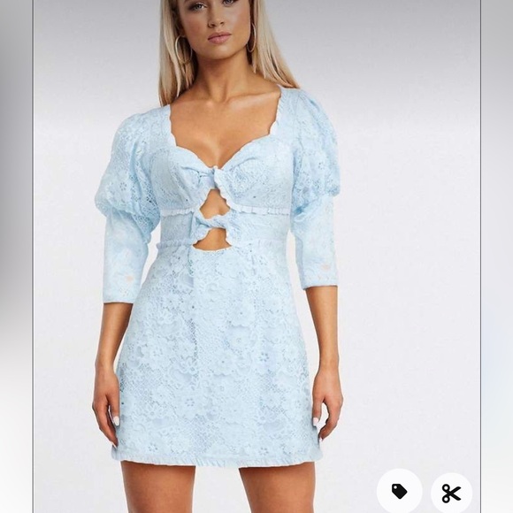 FOR LOVE AND LEMONS lace mini dress size small - Picture 1 of 3